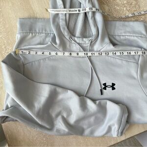 UNDER ARMOUR Men’s Armourfleece Pullover Hoodie Medium Halo Gray